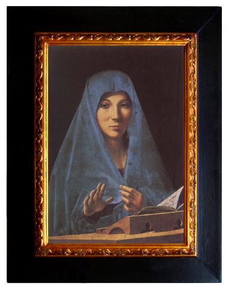 framed  Antonello da Messina Virgin Annunciate, Ta064